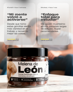 Suplemento Gomas Melena de León Cúrcuma - Enfoque y Bienestar Mental