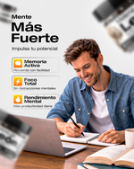 Suplemento Gomas Melena de León Cúrcuma - Enfoque y Bienestar Mental